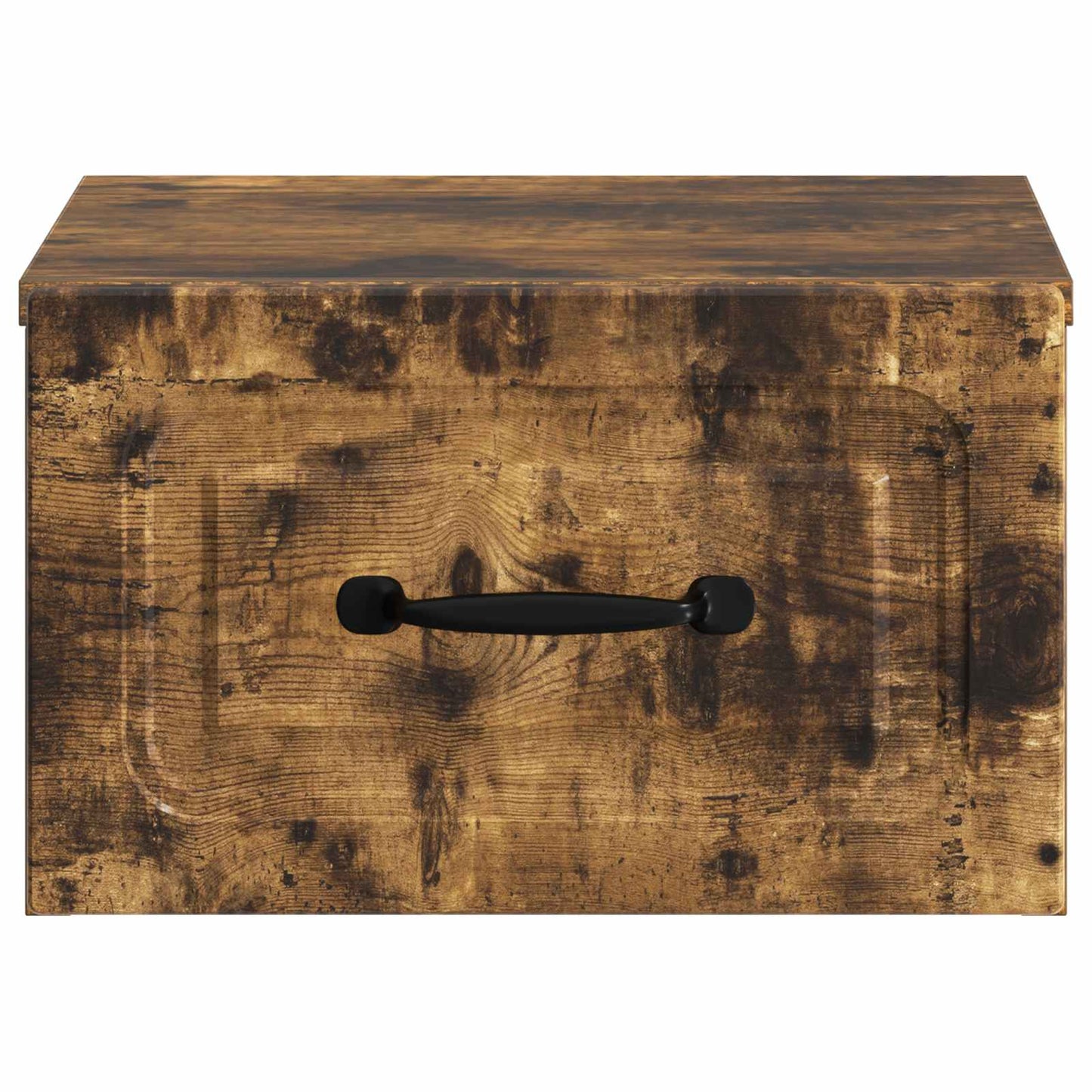 Wall-Mounted Bedside Cabinet Smoked Oak 34.5 x 33 x 20 cm