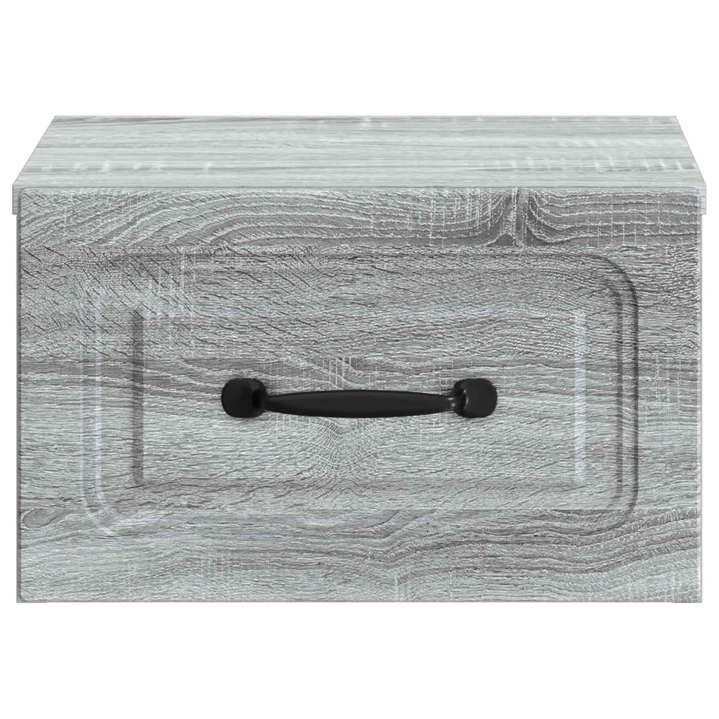 Wall-Mounted Bedside Cabinet Grey Sonoma 34.5 x 33 x 20 cm