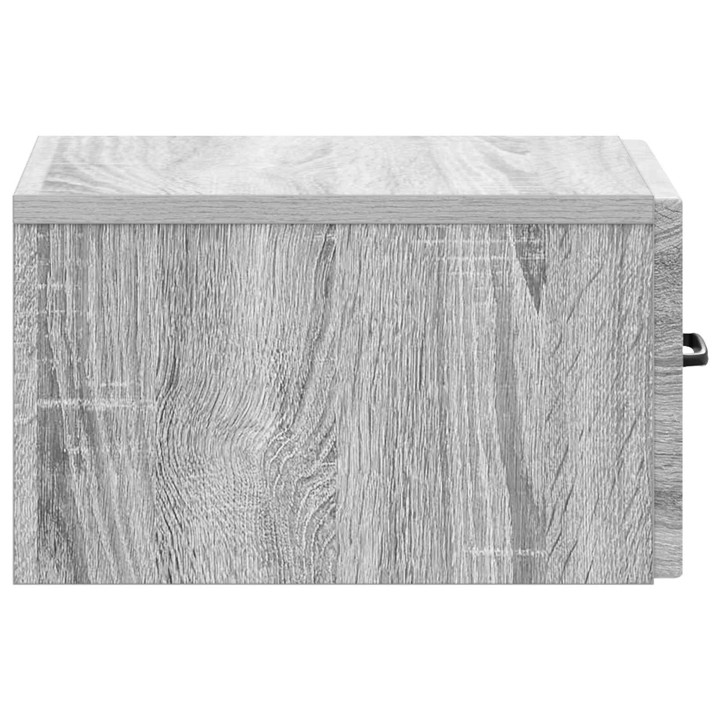 Wall-Mounted Bedside Cabinet Grey Sonoma 34.5 x 33 x 20 cm