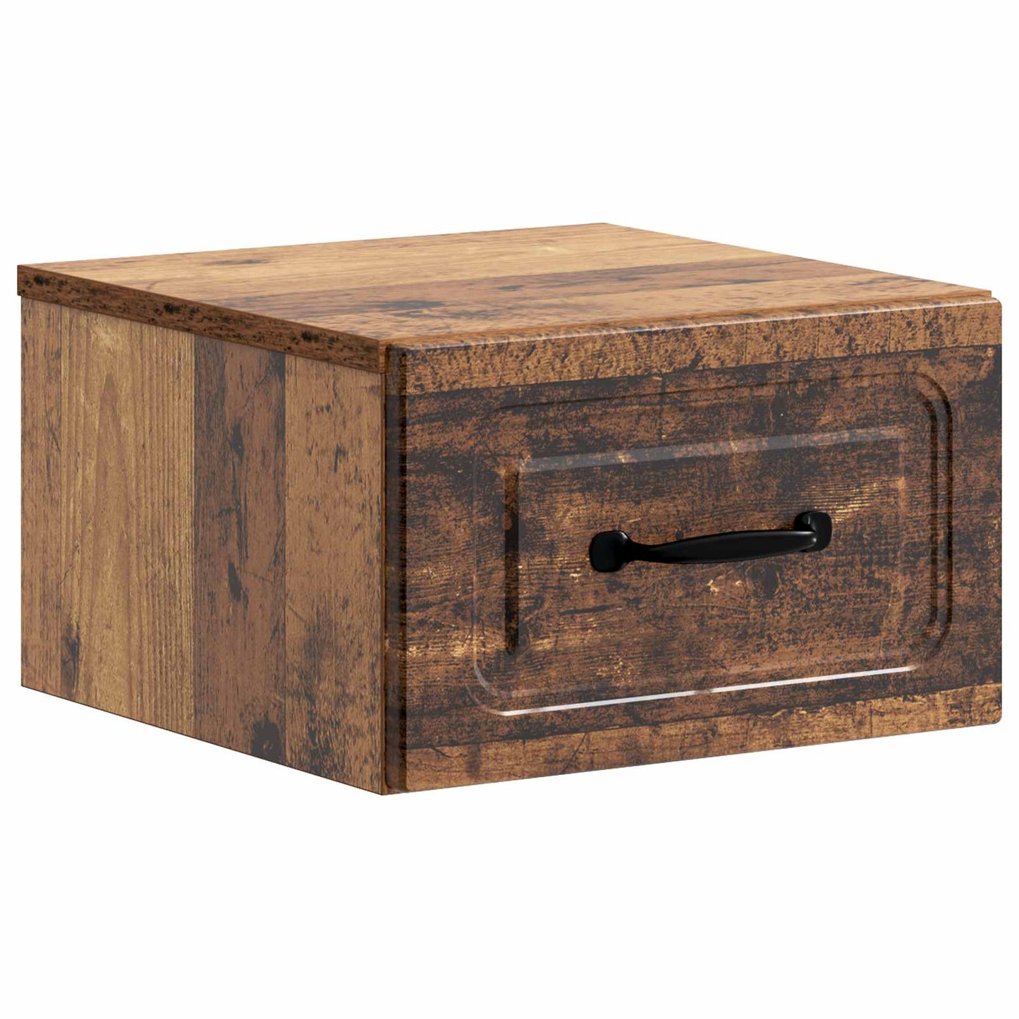 Wall-Mounted Bedside Cabinet 2 pcs Old Wood 34.5 x 33 x 20 cm