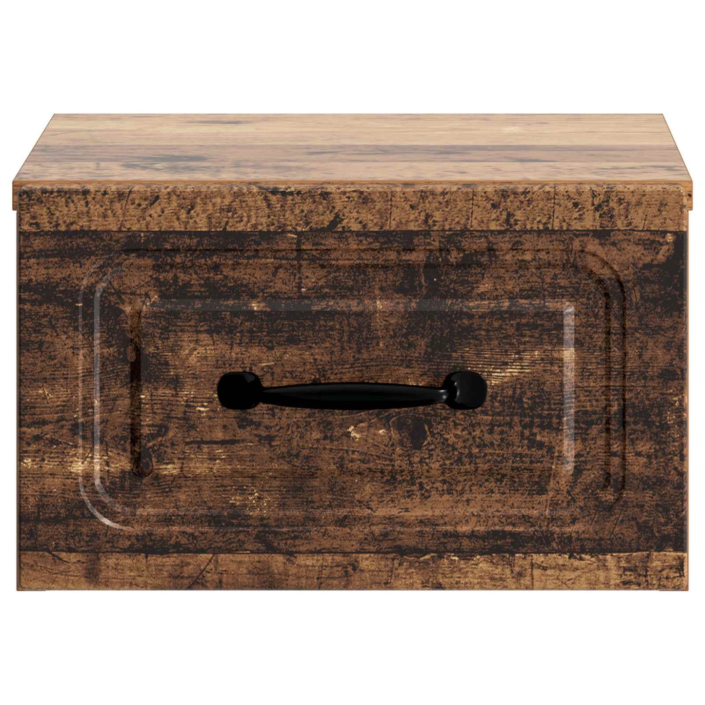 Wall-Mounted Bedside Cabinet 2 pcs Old Wood 34.5 x 33 x 20 cm