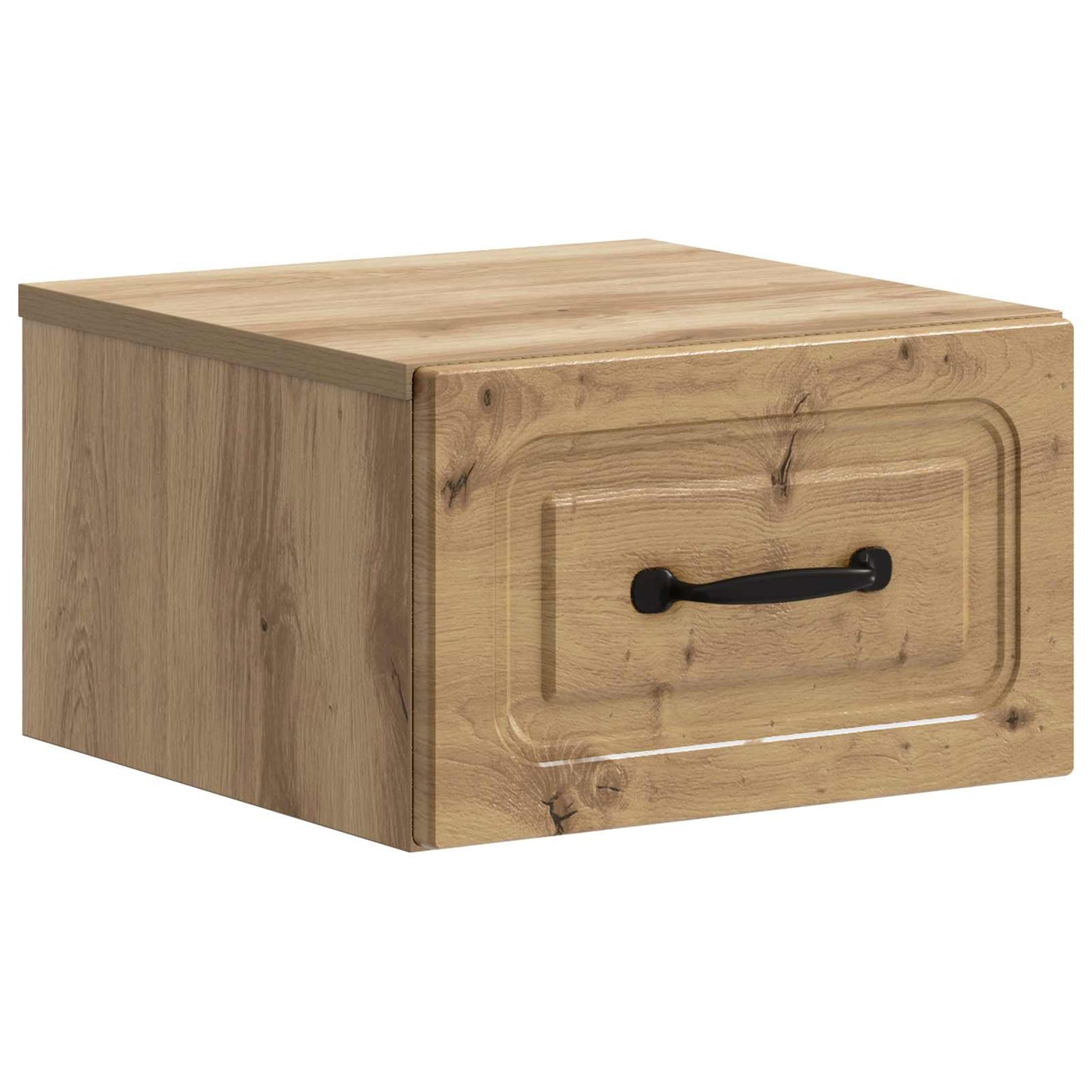 Wall-Mounted Bedside Cabinet 2 pcs Artisan Oak Engineered Wood