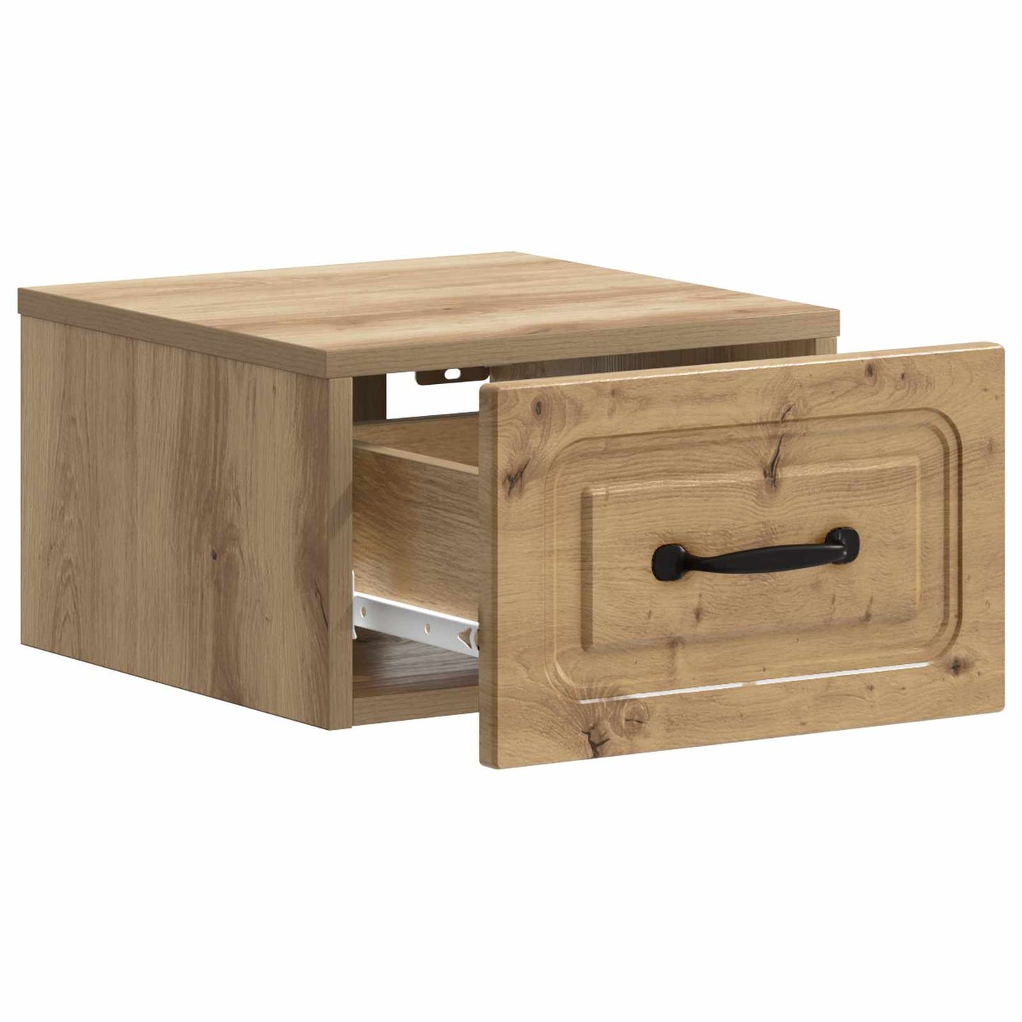 Wall-Mounted Bedside Cabinet 2 pcs Artisan Oak Engineered Wood