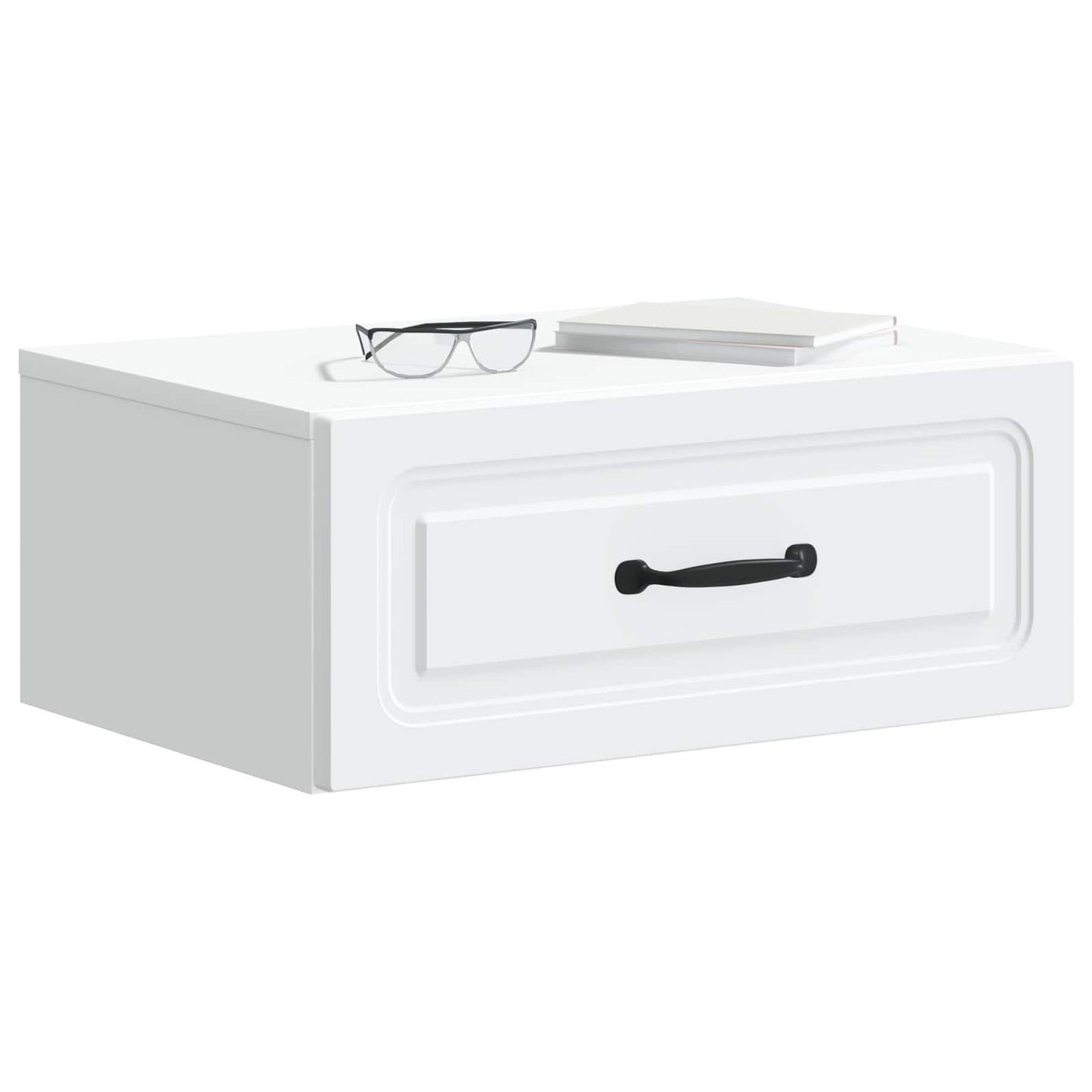 Wall-Mounted Bedside Cabinet 2 pcs White 49 x 34.5 x 20 cm