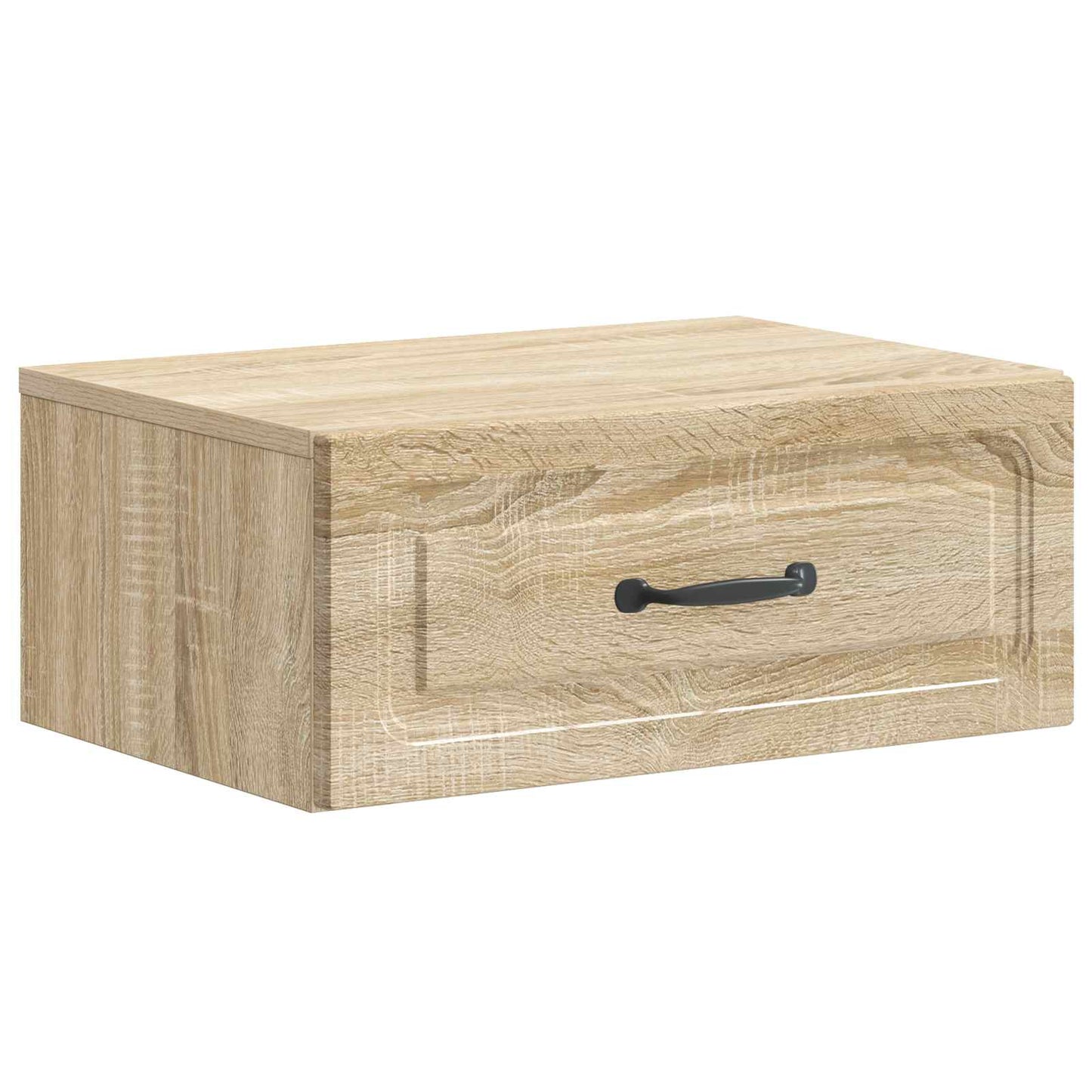 Wall-Mounted Bedside Cabinet Sonoma Oak 49 x 34.5 x 20 cm