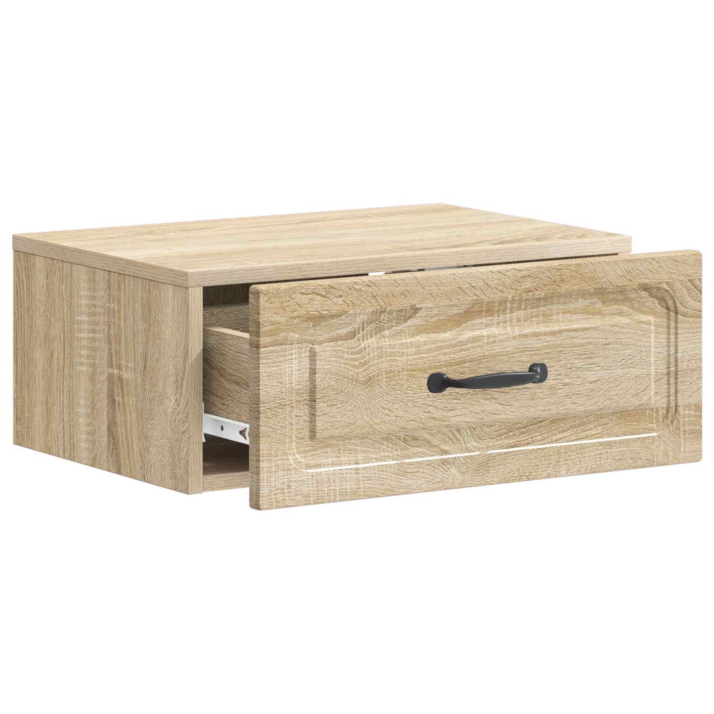 Wall-Mounted Bedside Cabinet Sonoma Oak 49 x 34.5 x 20 cm