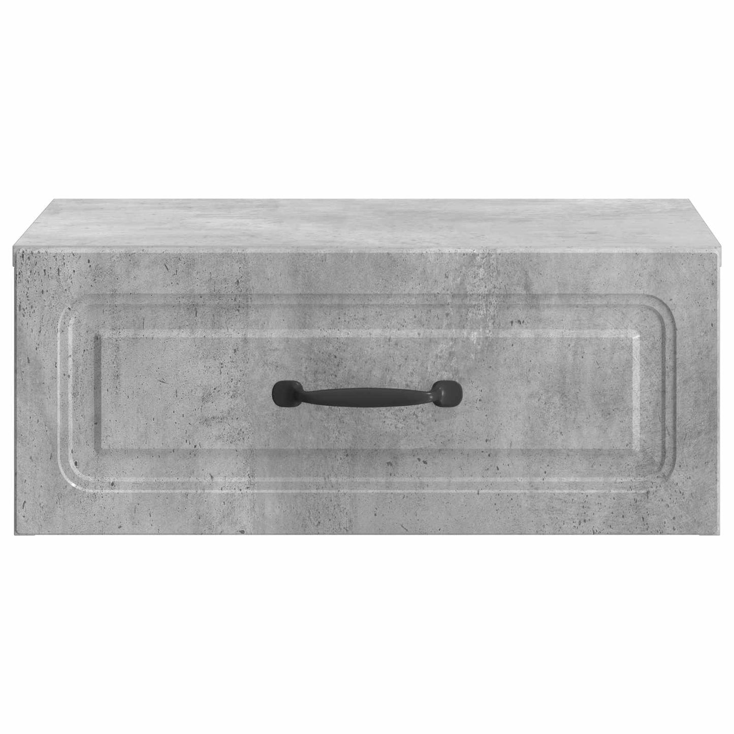 Wall-Mounted Bedside Cabinet Concrete Grey 49 x 34.5 x 20 cm