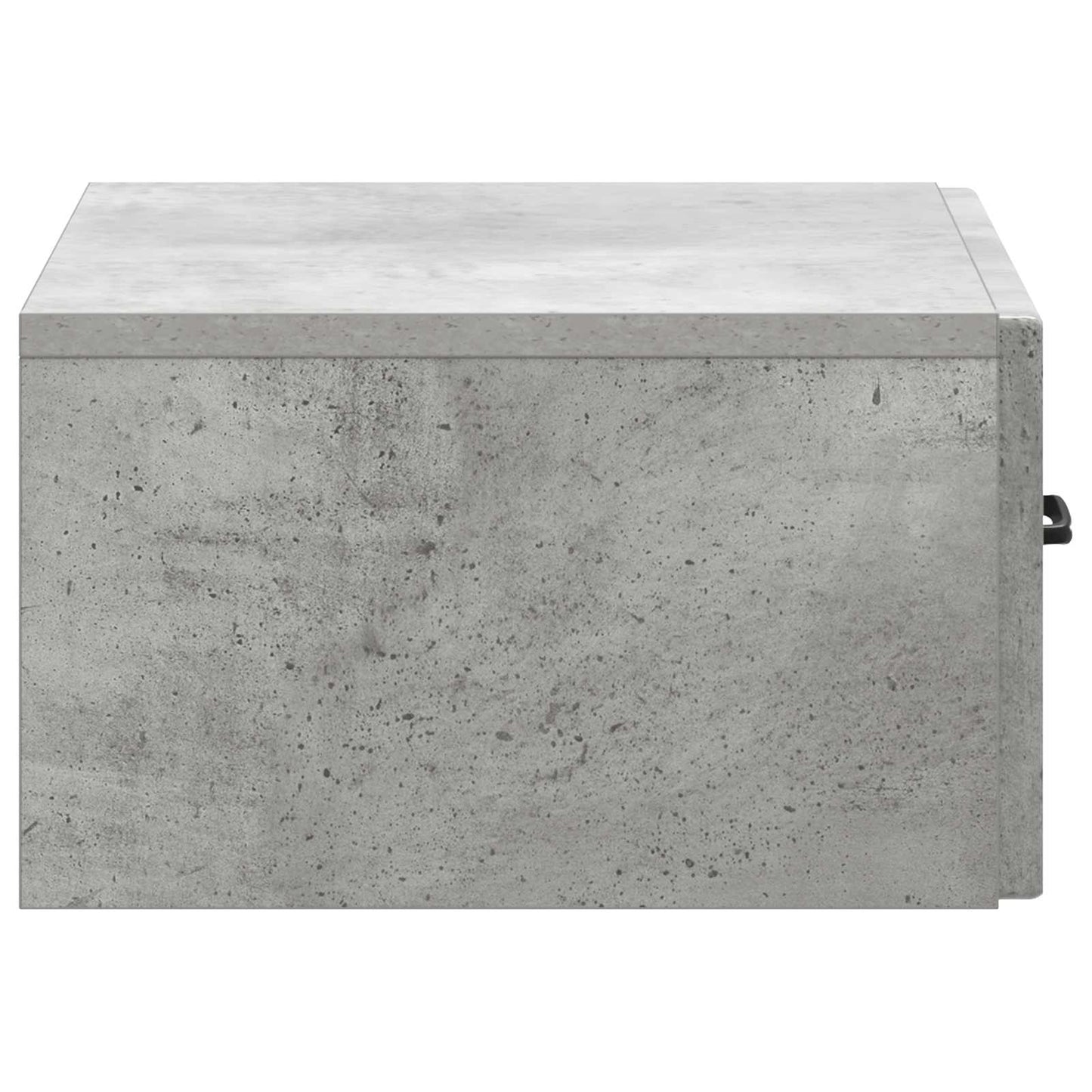 Wall-Mounted Bedside Cabinet Concrete Grey 49 x 34.5 x 20 cm