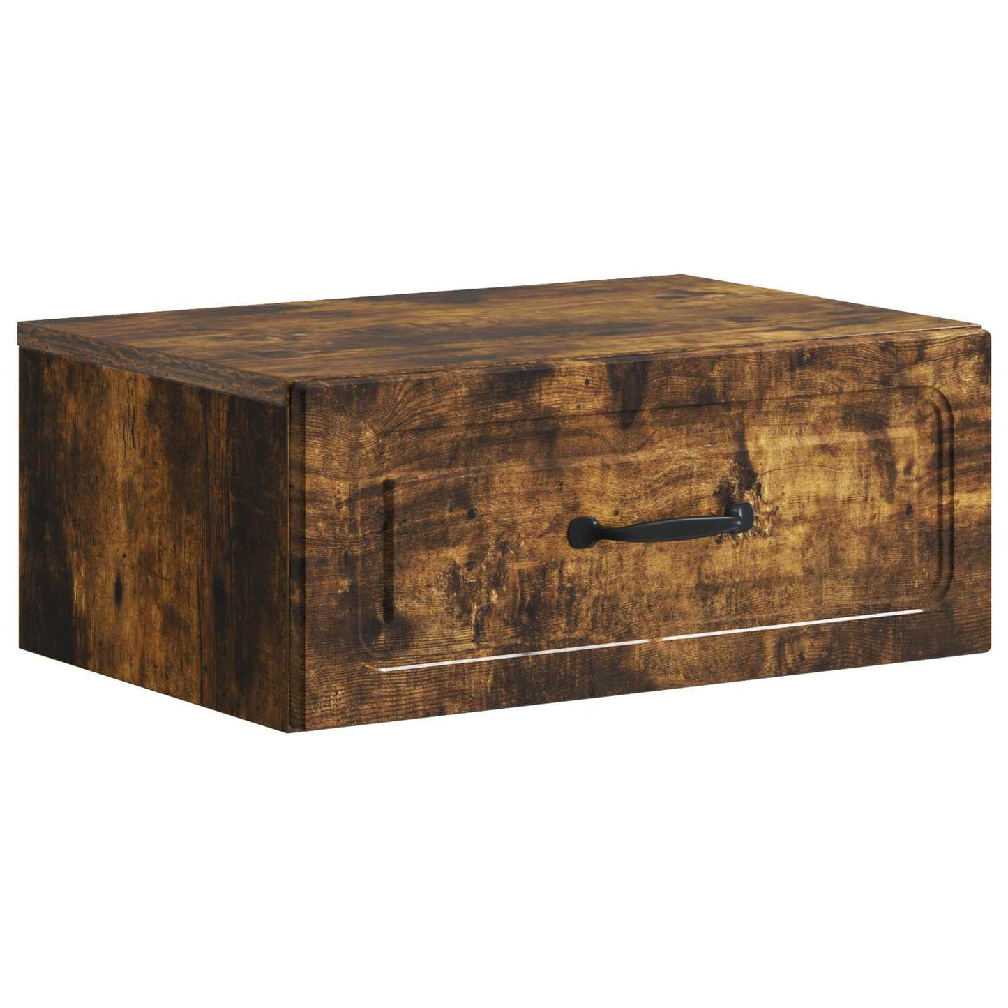 Wall-Mounted Bedside Cabinet 2 pcs Smoked Oak 49 x 34.5 x 20 cm