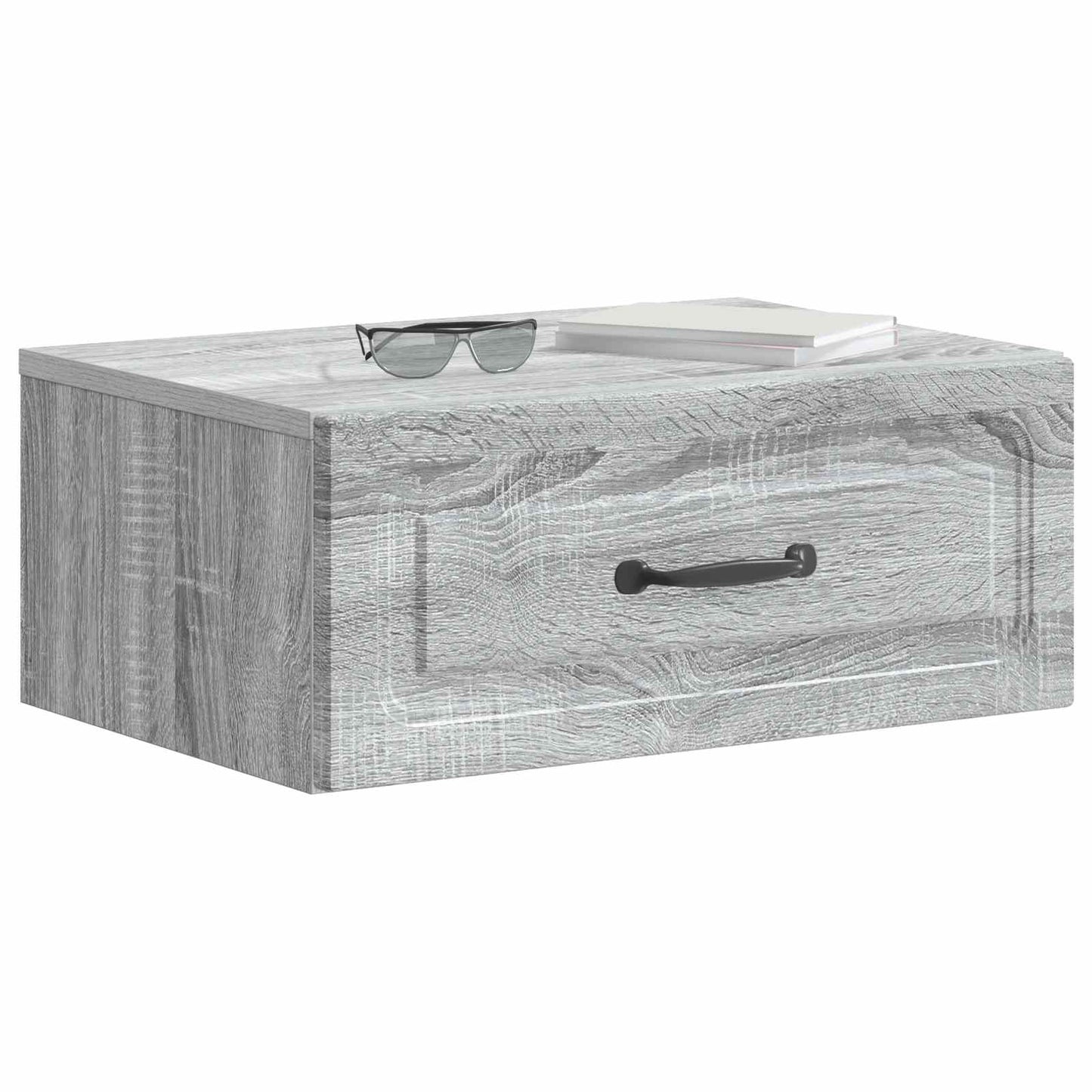 Wall-Mounted Bedside Cabinet 2 pcs Grey Sonoma Engineered Wood