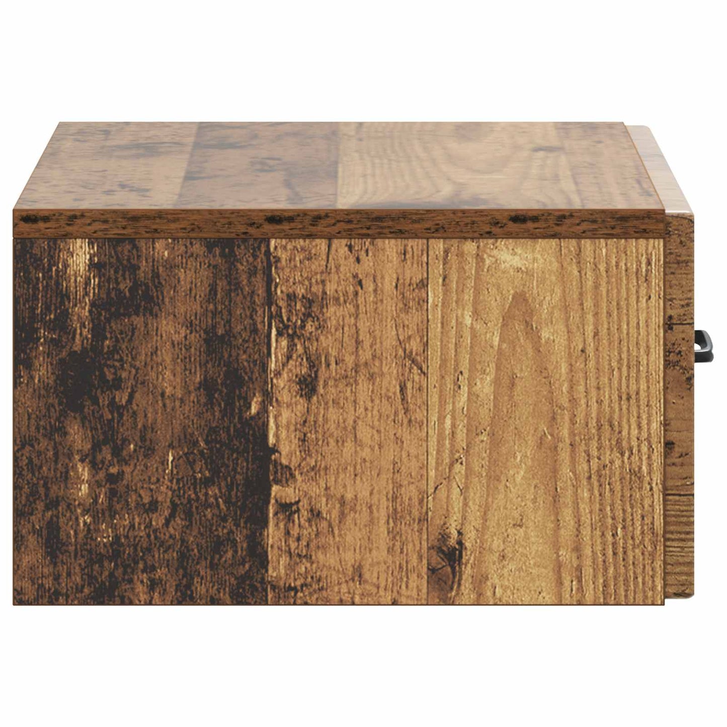 Wall-Mounted Bedside Cabinet Old Wood 49 x 34.5 x 20 cm