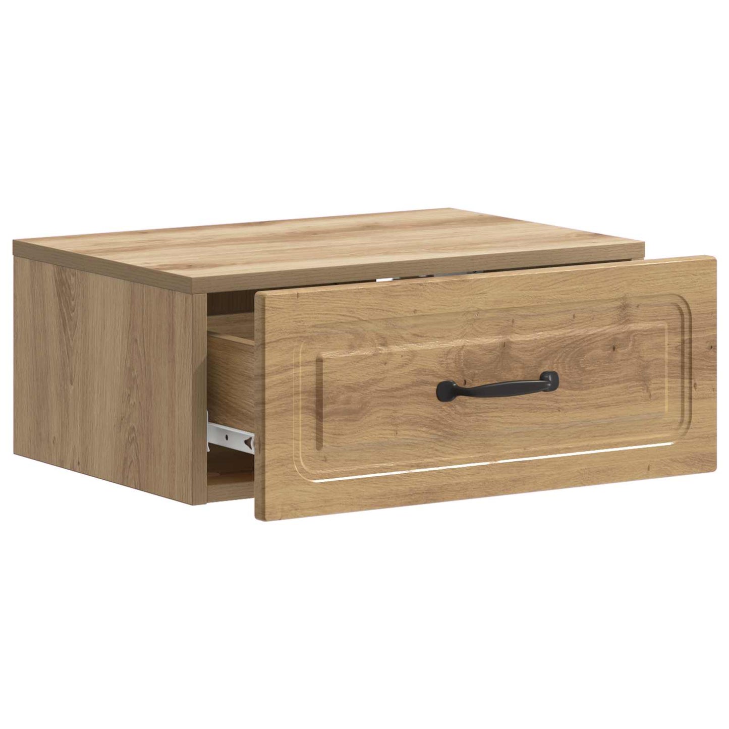 Wall-Mounted Bedside Cabinet 2 pcs Artisan Oak Engineered Wood