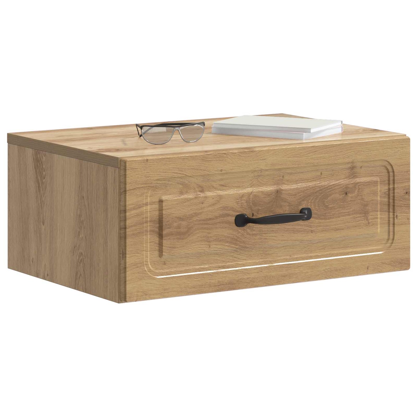 Wall-Mounted Bedside Cabinet 2 pcs Artisan Oak Engineered Wood