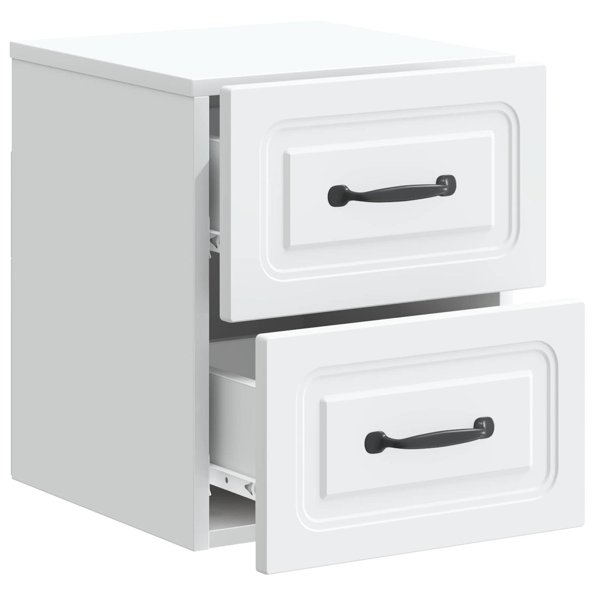 Wall-Mounted Bedside Cabinet 2 pcs White 34.5 x 33 x 40 cm