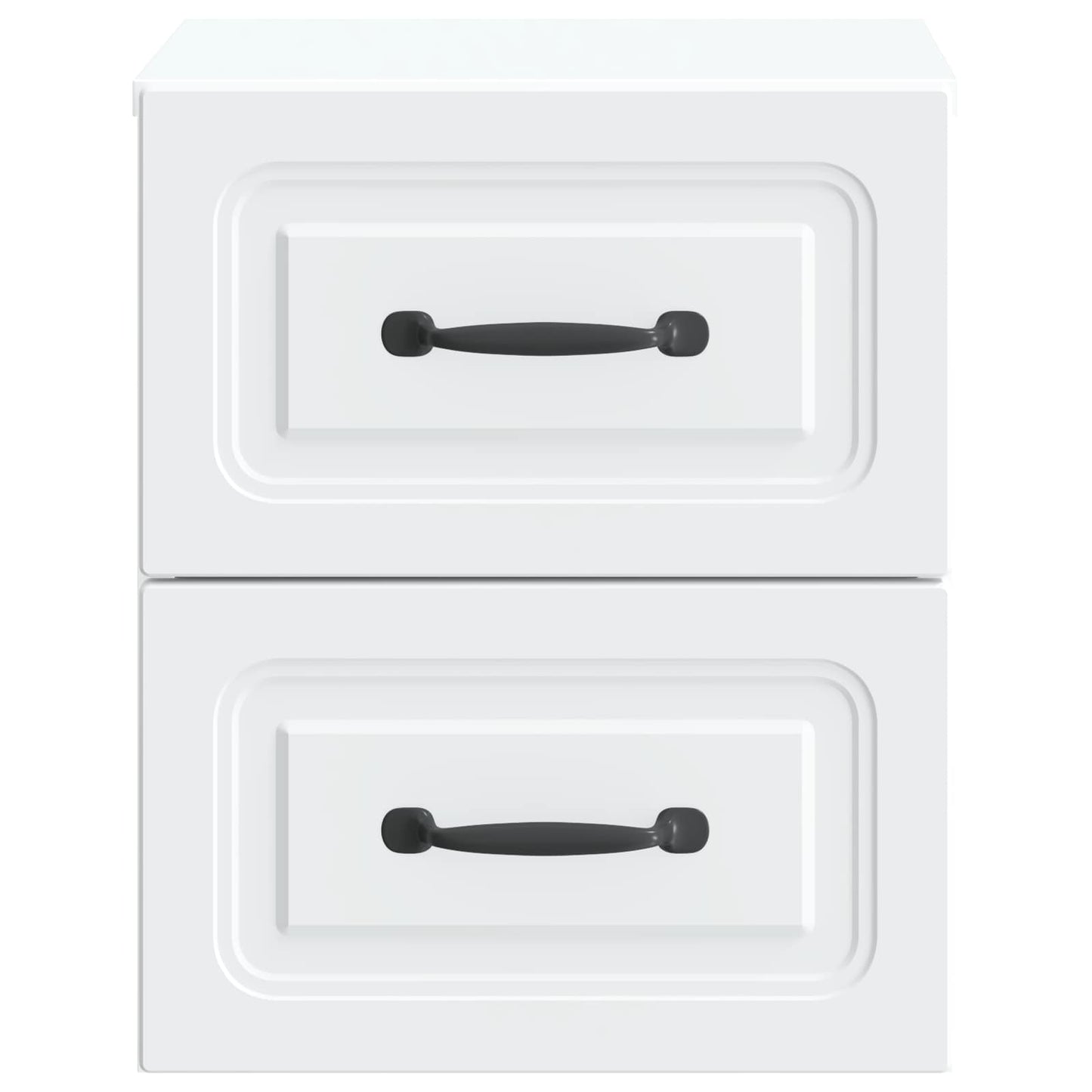 Wall-Mounted Bedside Cabinet 2 pcs White 34.5 x 33 x 40 cm
