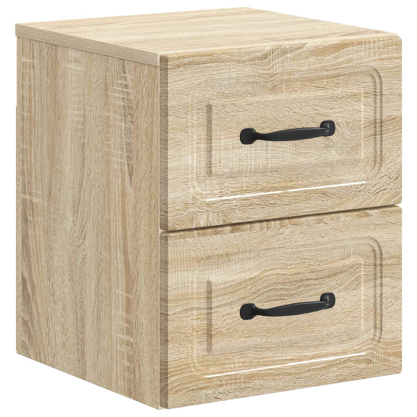 Wall-Mounted Bedside Cabinet Sonoma Oak 34.5 x 33 x 40 cm
