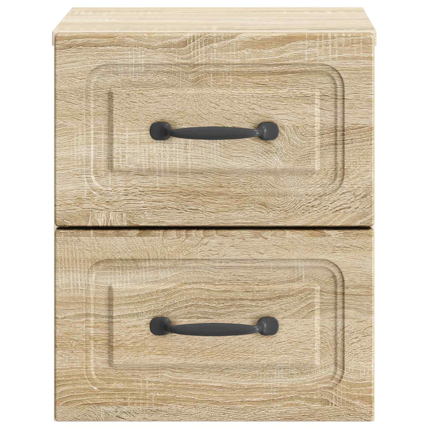 Wall-Mounted Bedside Cabinet Sonoma Oak 34.5 x 33 x 40 cm