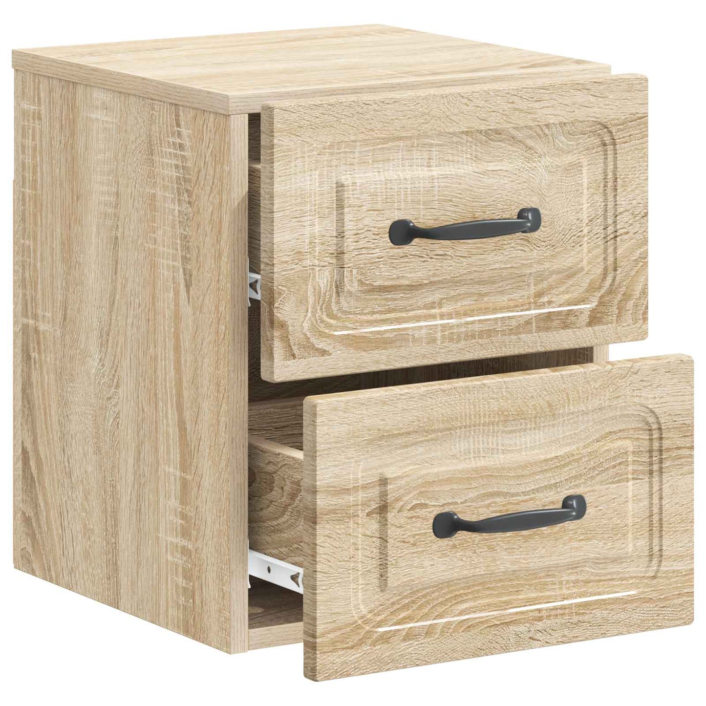 Wall-Mounted Bedside Cabinet 2 pcs Sonoma Oak 34.5 x 33 x 40 cm