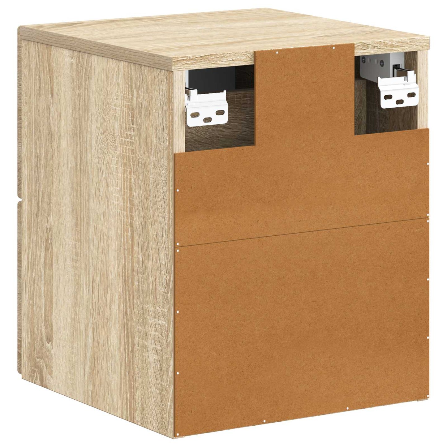 Wall-Mounted Bedside Cabinet 2 pcs Sonoma Oak 34.5 x 33 x 40 cm