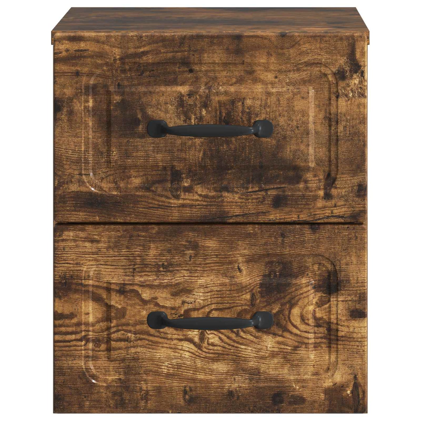 Wall-Mounted Bedside Cabinet 2 pcs Smoked Oak 34.5 x 33 x 40 cm