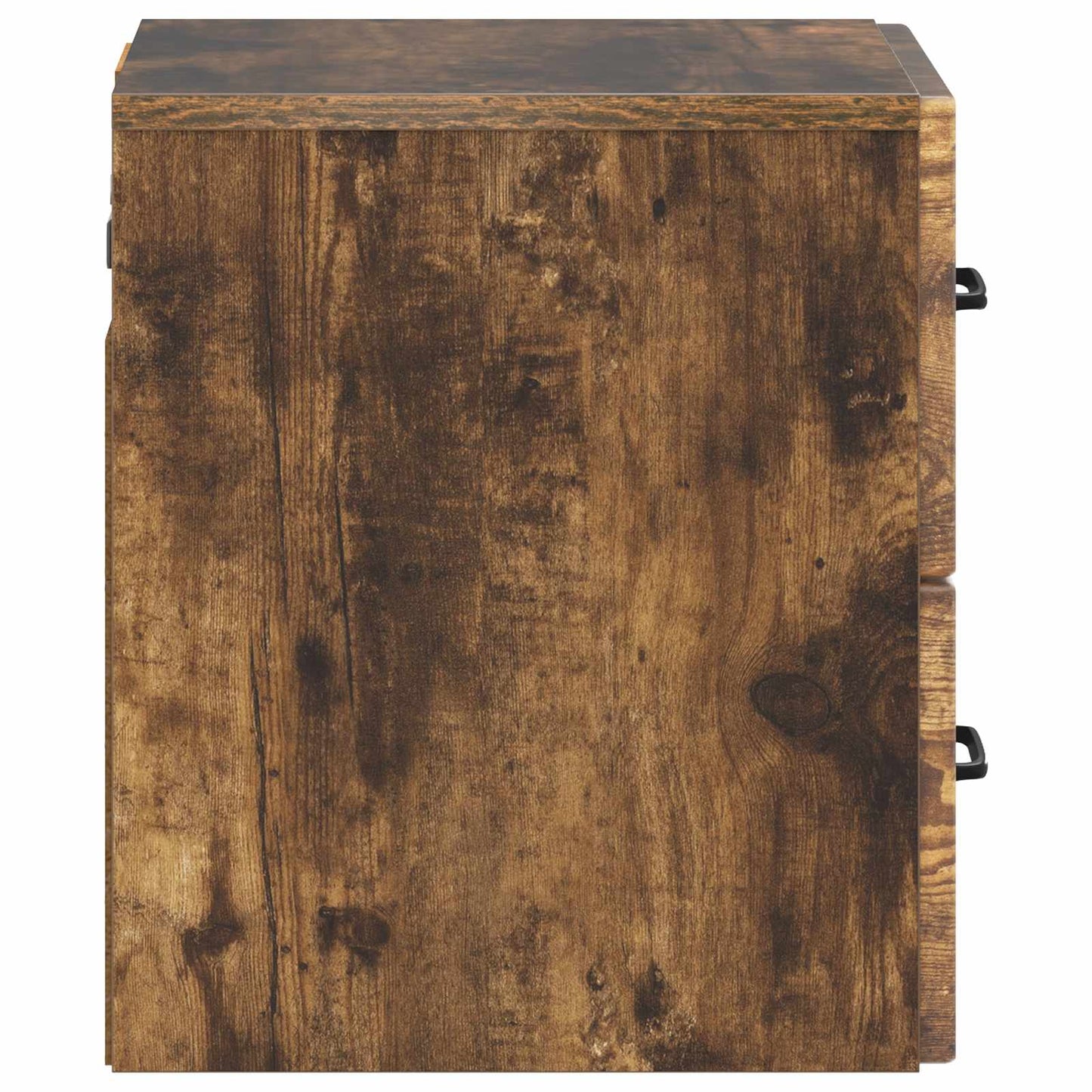 Wall-Mounted Bedside Cabinet 2 pcs Smoked Oak 34.5 x 33 x 40 cm