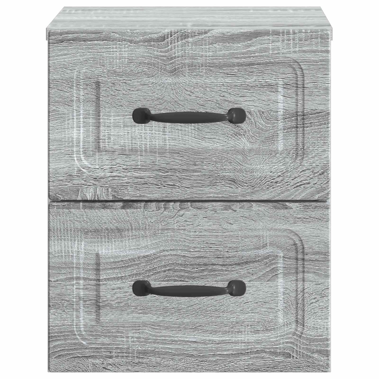 Wall-Mounted Bedside Cabinet 2 pcs Grey Sonoma Engineered Wood
