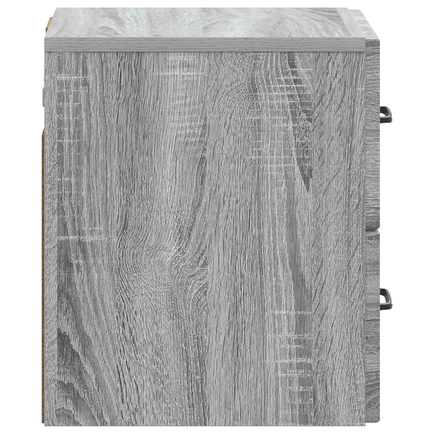 Wall-Mounted Bedside Cabinet 2 pcs Grey Sonoma Engineered Wood