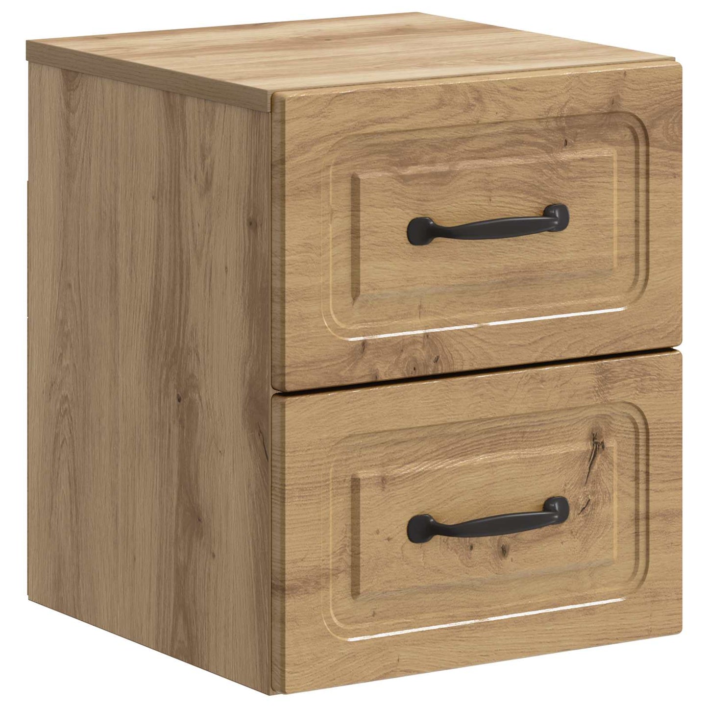Wall-Mounted Bedside Cabinet 2 pcs Artisan Oak Engineered Wood