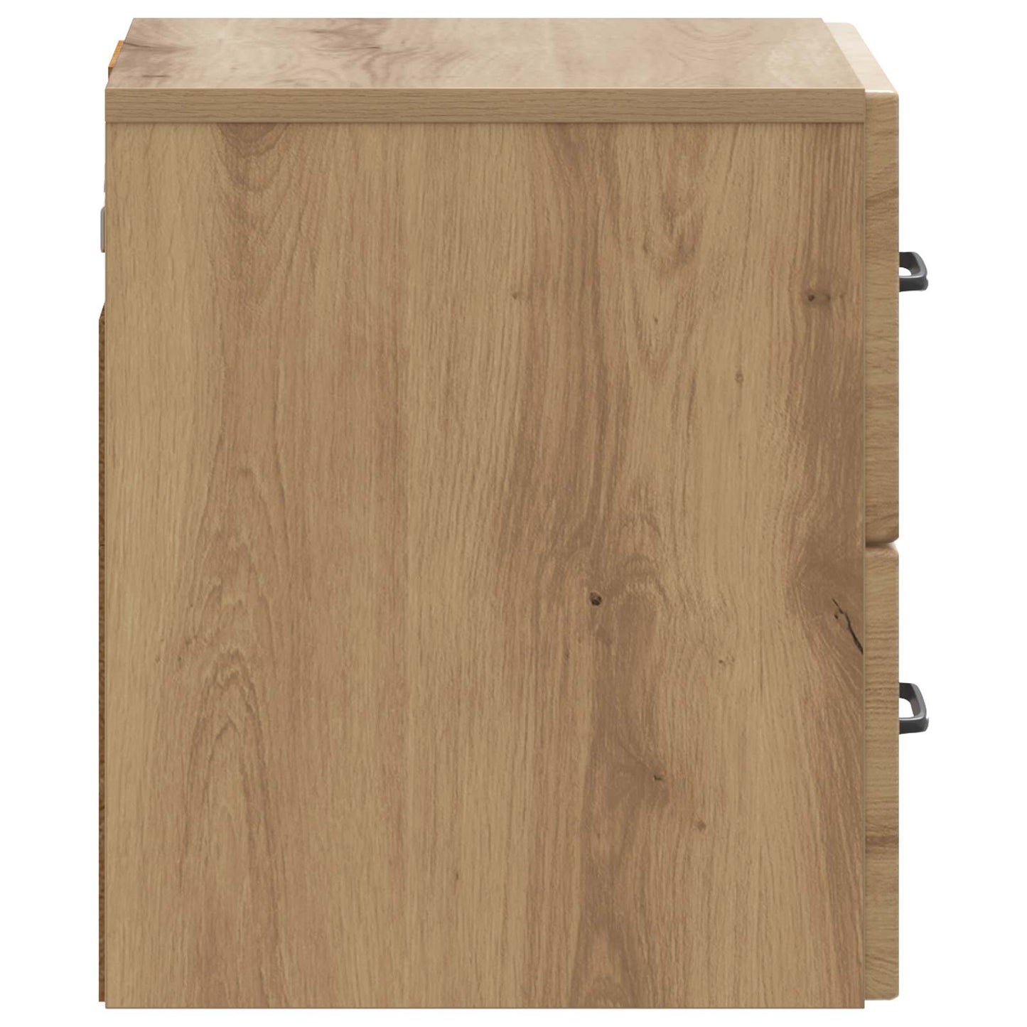 Wall-Mounted Bedside Cabinet 2 pcs Artisan Oak Engineered Wood