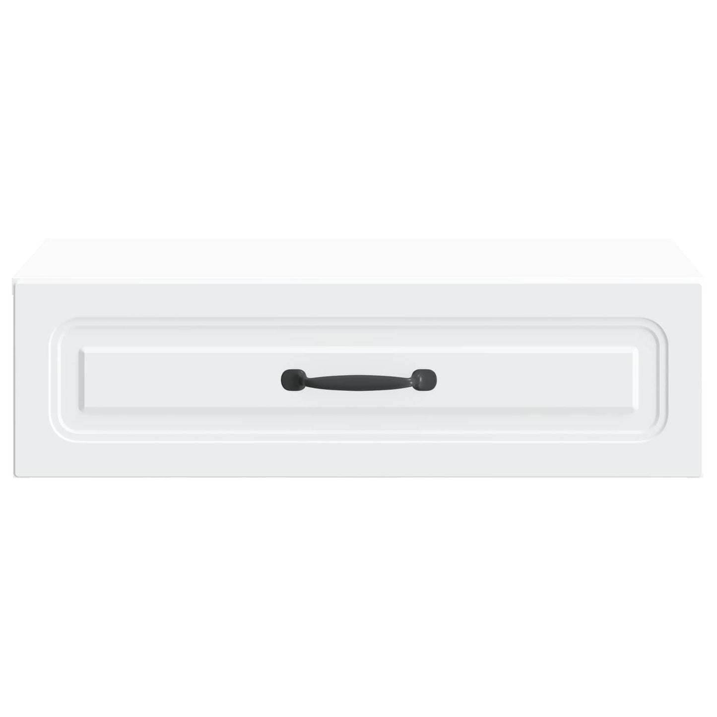 Wall-Mounted Side Table White 59 x 34.5 x 17 cm Engineered Wood