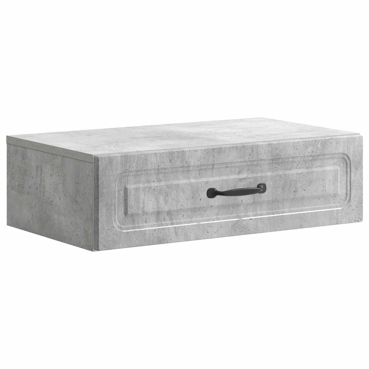 Wall-Mounted Side Table Concrete Grey 59 x 34.5 x 17 cm
