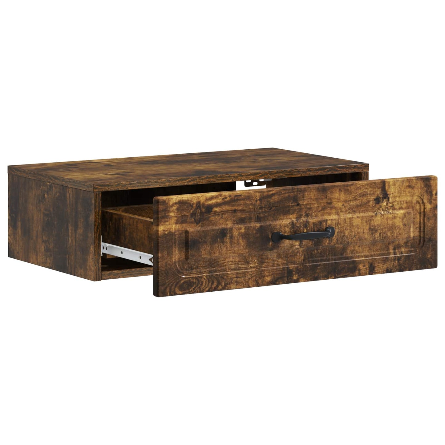 Wall-Mounted Side Table Smoked Oak 59 x 34.5 x 17 cm