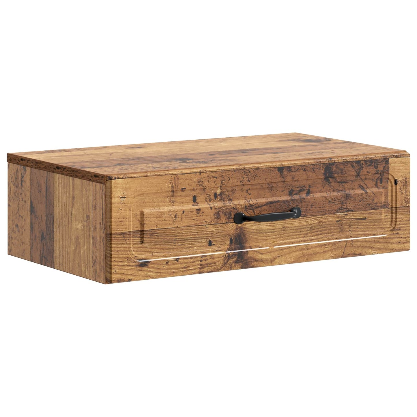 Wall-Mounted Side Table Wall-mounted Old Wood 59 x 34.5 x 17 cm