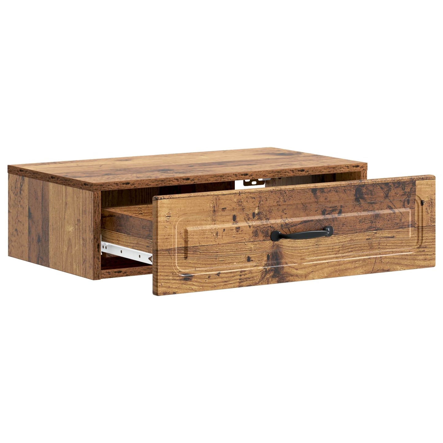 Wall-Mounted Side Table Wall-mounted Old Wood 59 x 34.5 x 17 cm