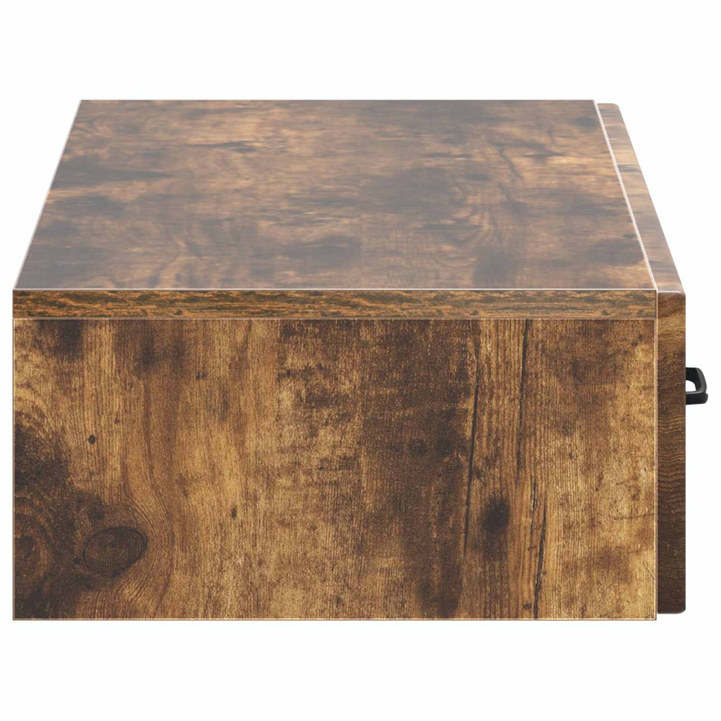 Wall-Mounted Side Table Smoked Oak 87.5 x 34.5 x 17 cm