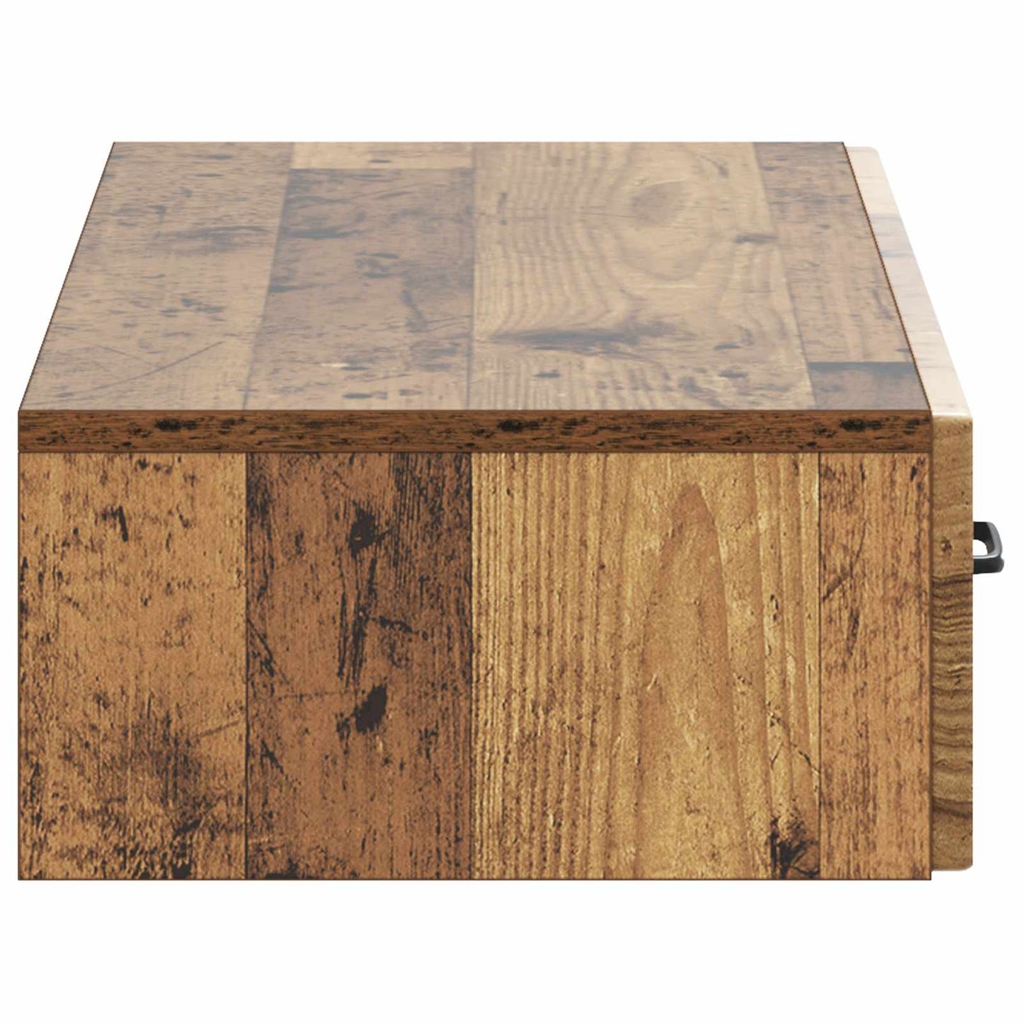 Wall-Mounted Side Table Old Wood 87.5 x 34.5 x 17 cm