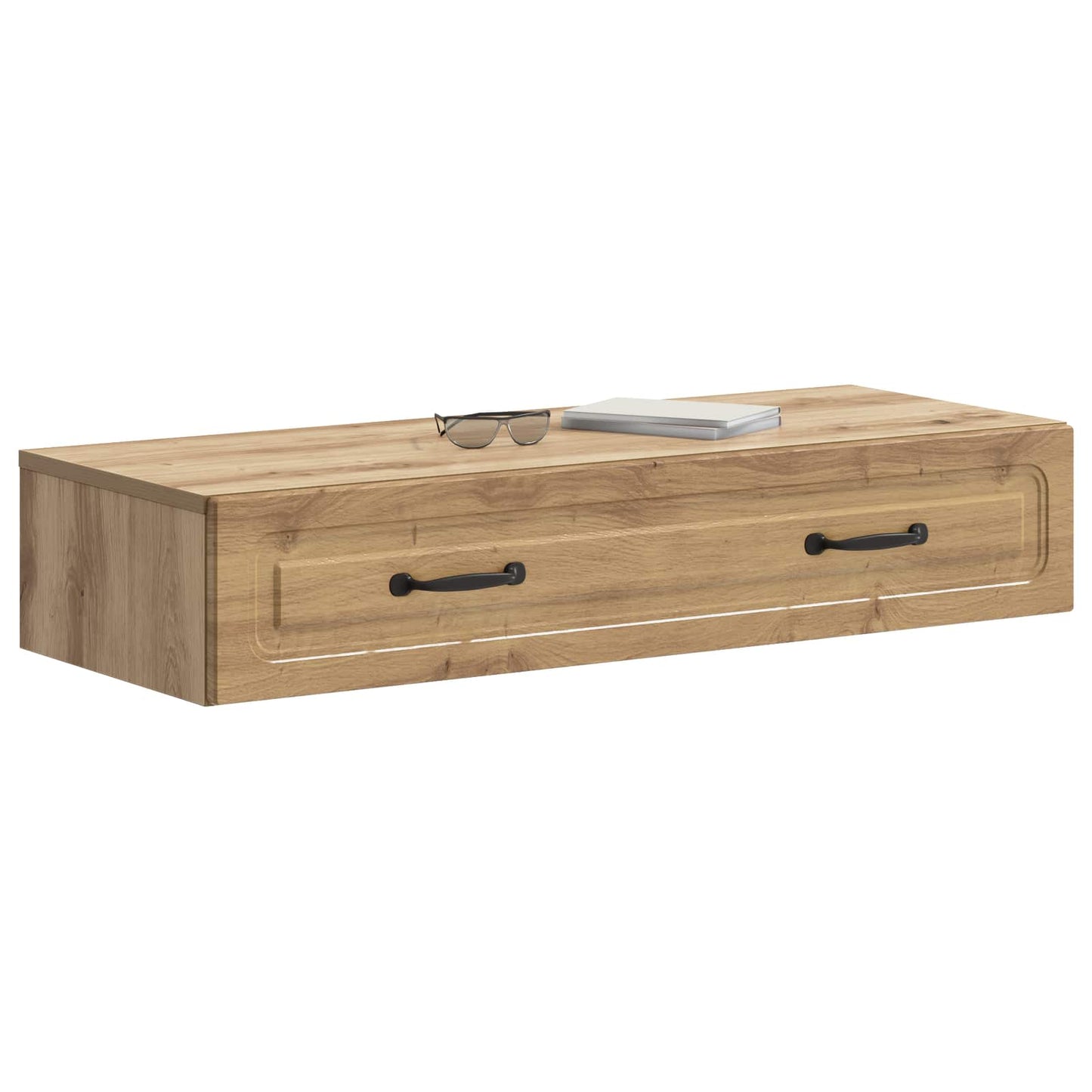 Wall-Mounted Side Table Artisan Oak 87.5 x 34.5 x 17 cm