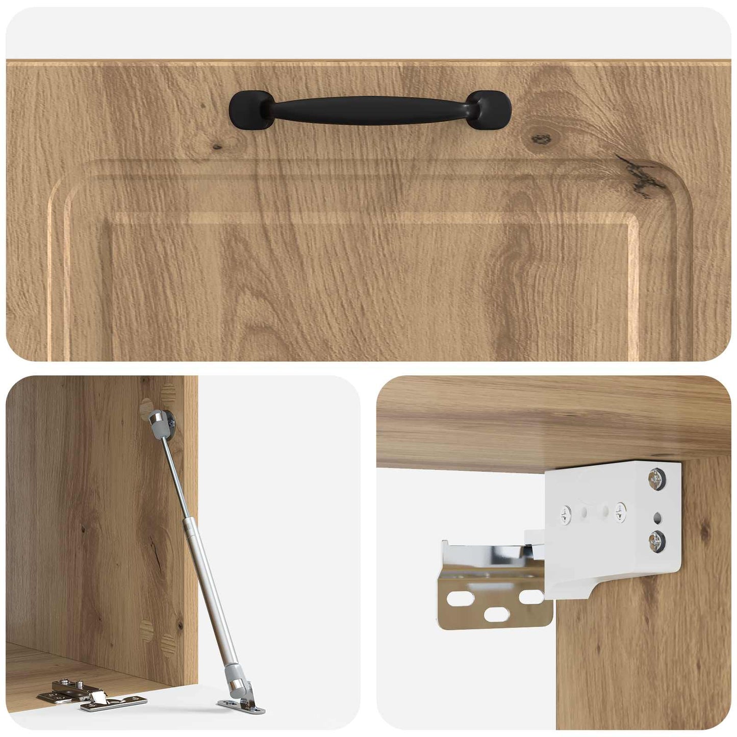 Wall-Mounted TV Cabinet 78.5 x 41 x 30 cm Artisan Oak
