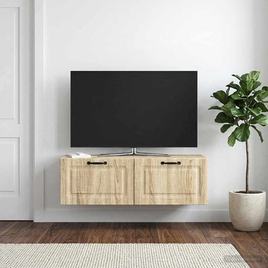Wall-Mounted TV Cabinet Wall-mounted Sonoma Oak 98 x 31 x 30 cm