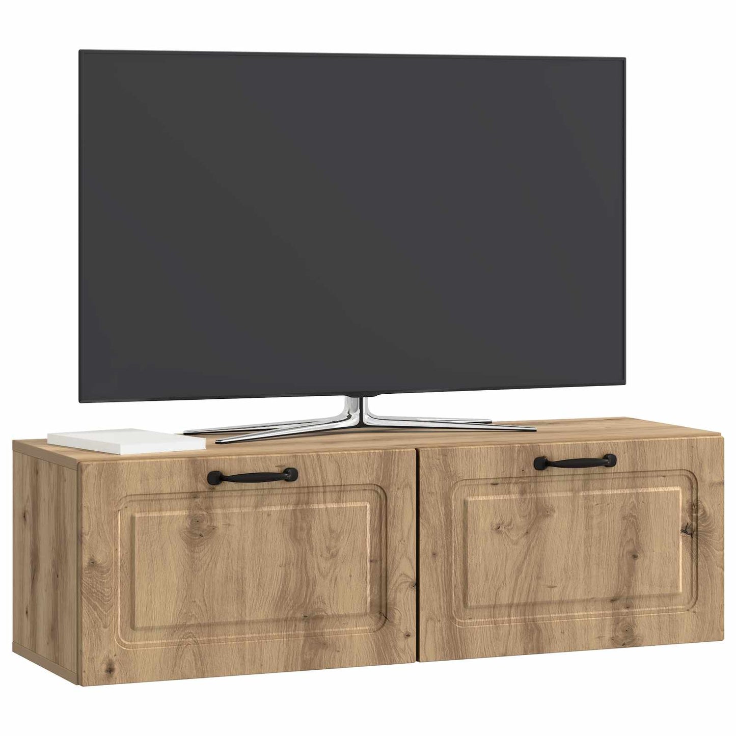 Wall-Mounted TV Cabinet 98 x 31 x 30 cm Artisan Oak