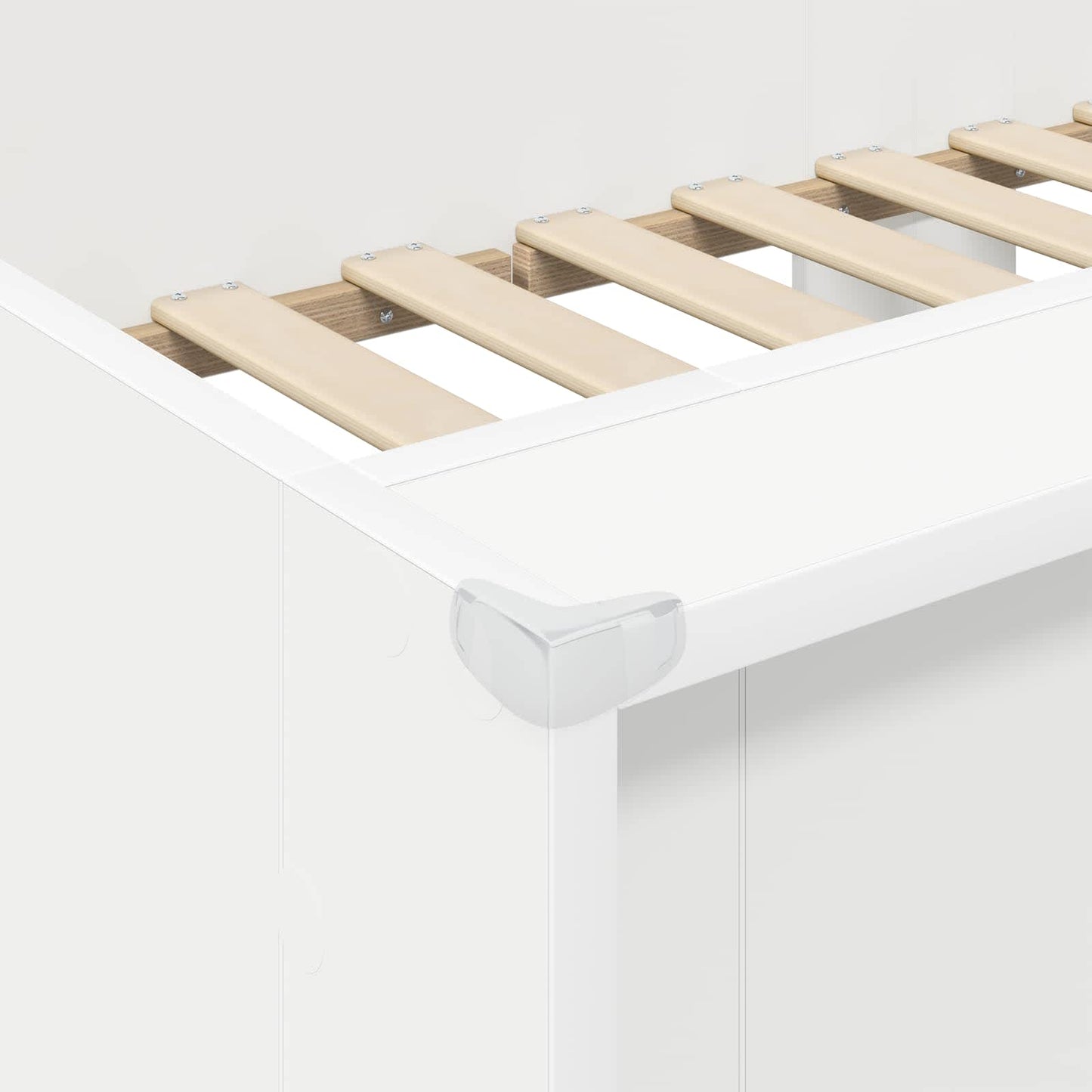 Bunk Bed for Kids White 75 x 190 cm Engineered Wood