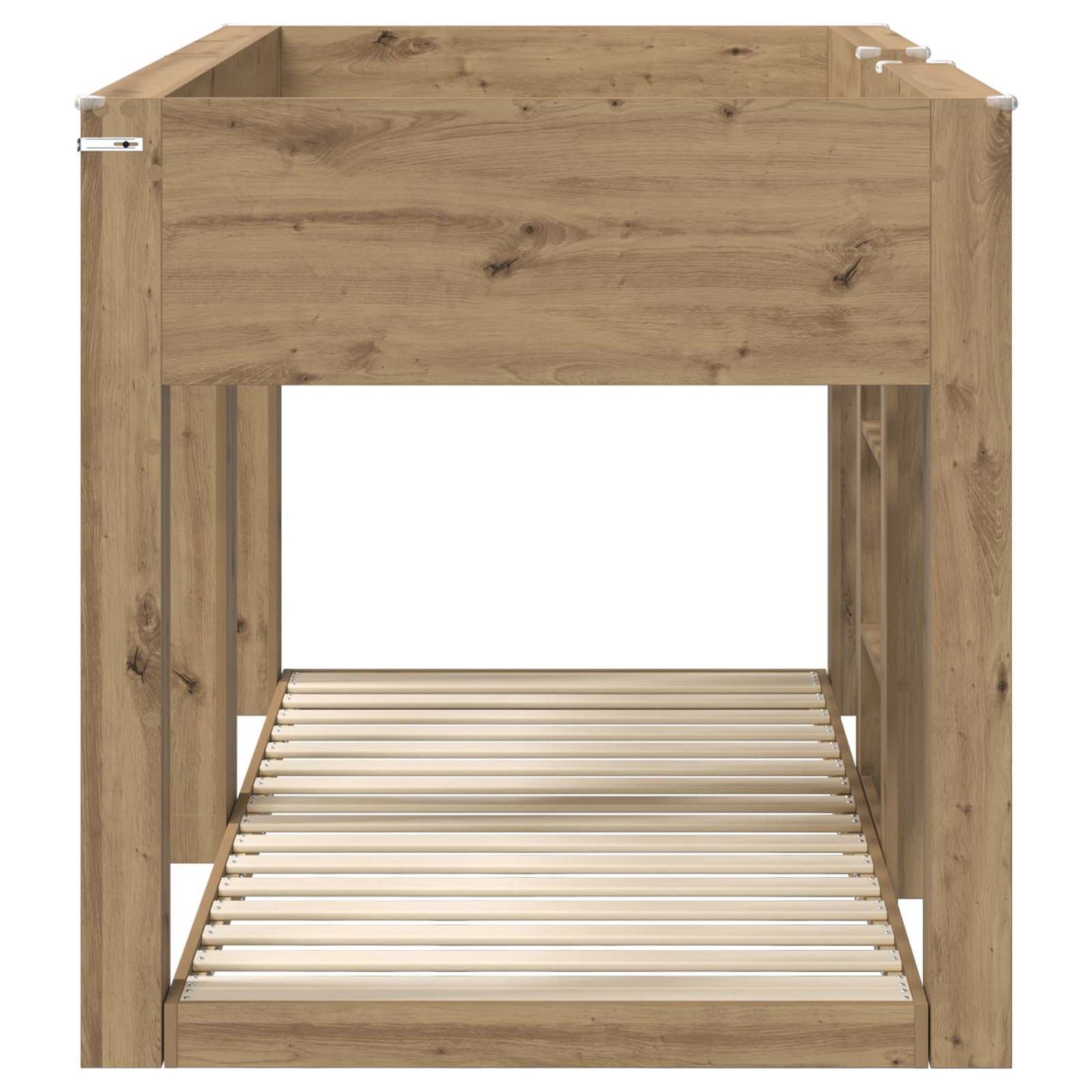 Bunk Bed for Kids Artisan Oak 75 x 190 cm Engineered Wood