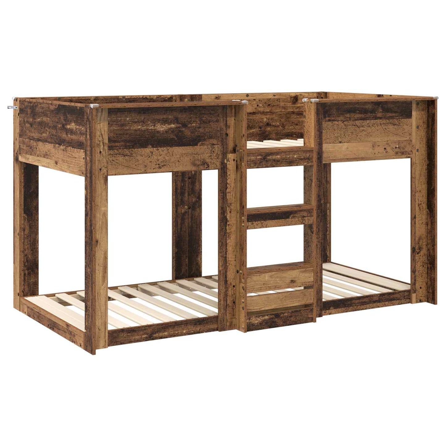 Bunk Bed for Kids Old Wood 90 x 190 cm Engineered Wood