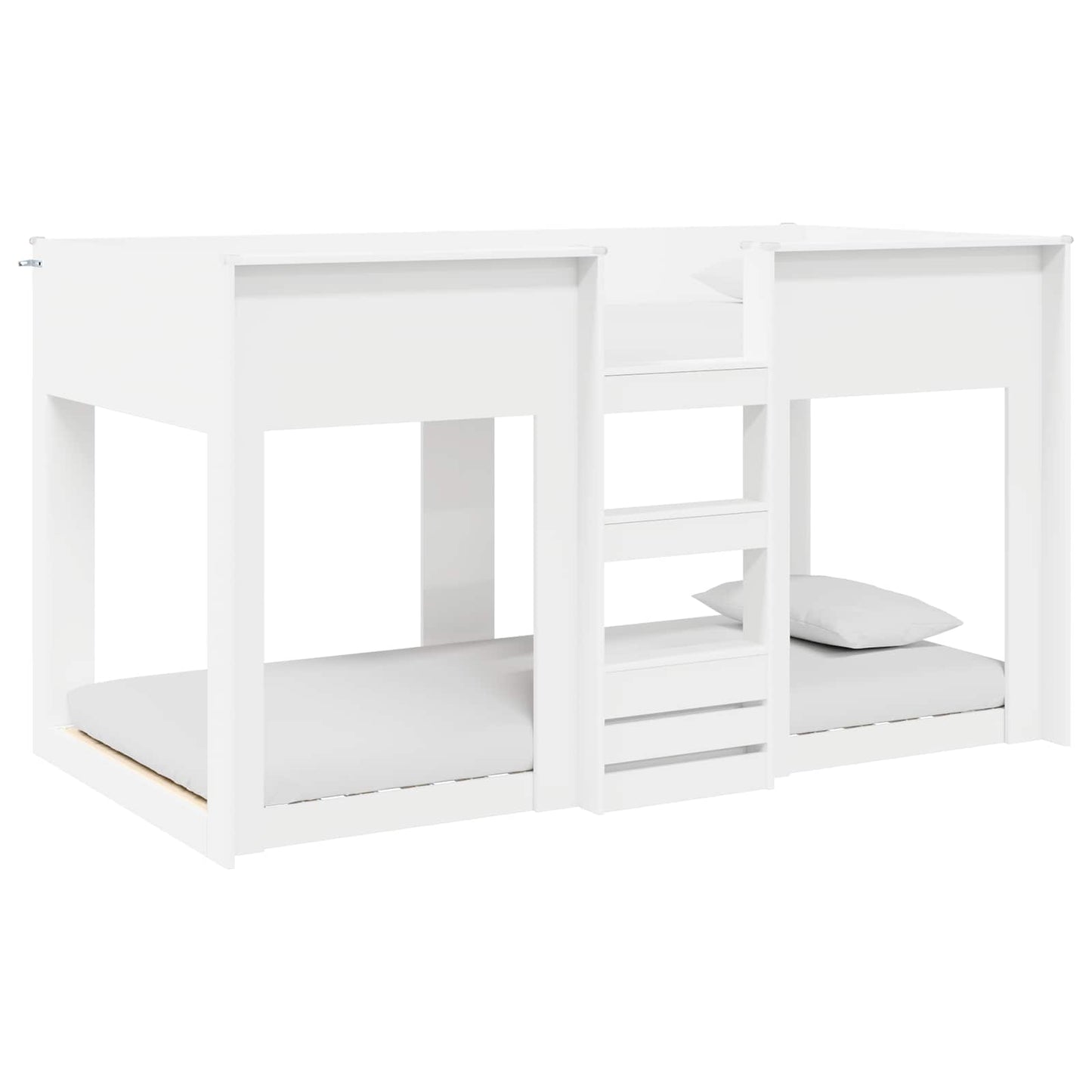 Bunk Bed for Kids White 80 x 200 cm Engineered Wood