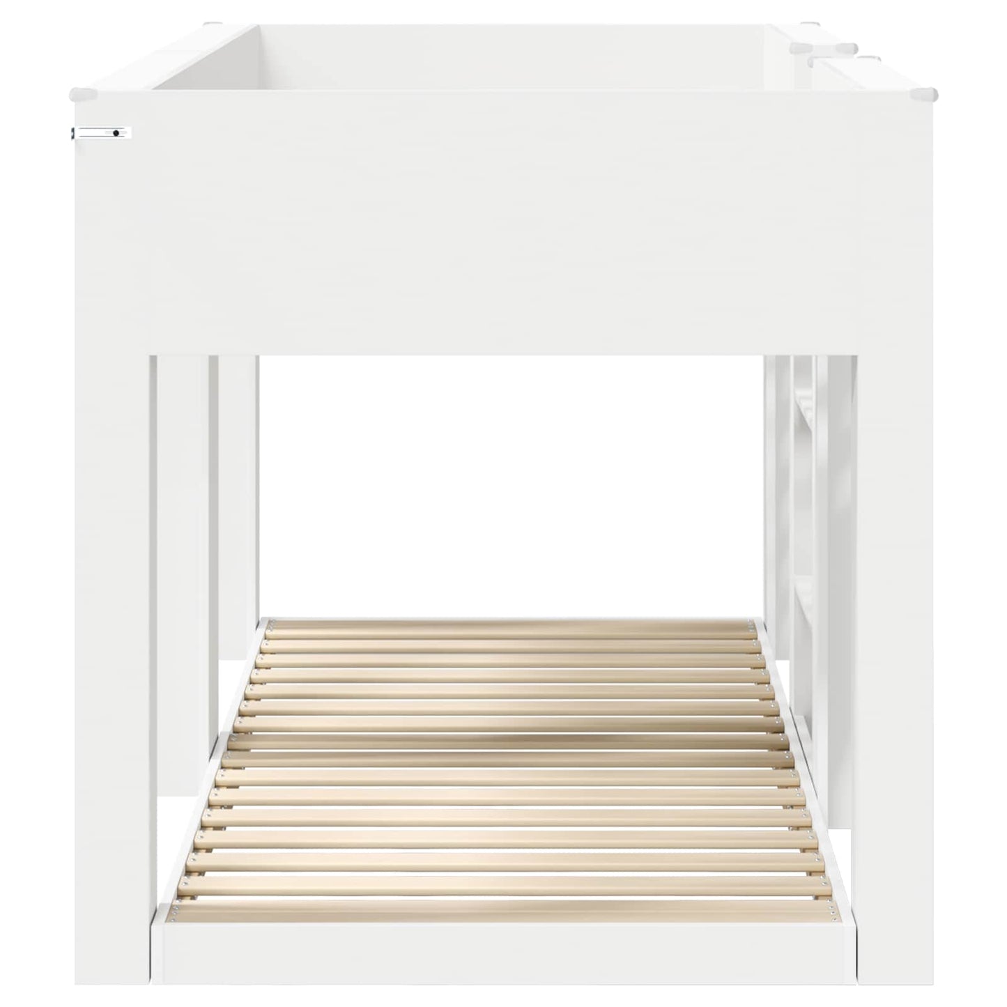 Bunk Bed for Kids White 80 x 200 cm Engineered Wood