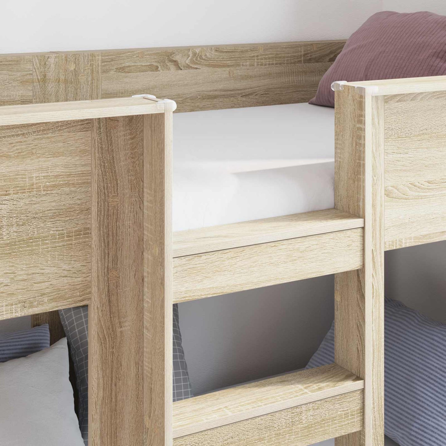 Bunk Bed for Kids Sonoma Oak 80 x 200 cm Engineered Wood