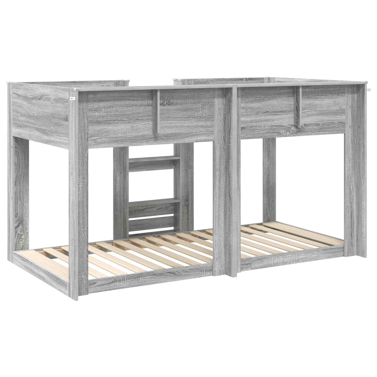 Bunk Bed for Kids Grey Sonoma 80 x 200 cm Engineered Wood