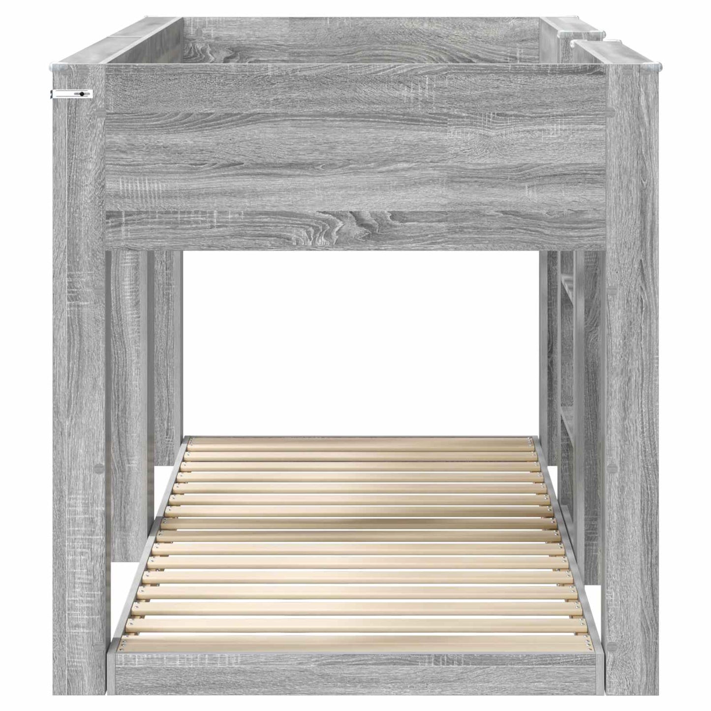 Bunk Bed for Kids Grey Sonoma 80 x 200 cm Engineered Wood