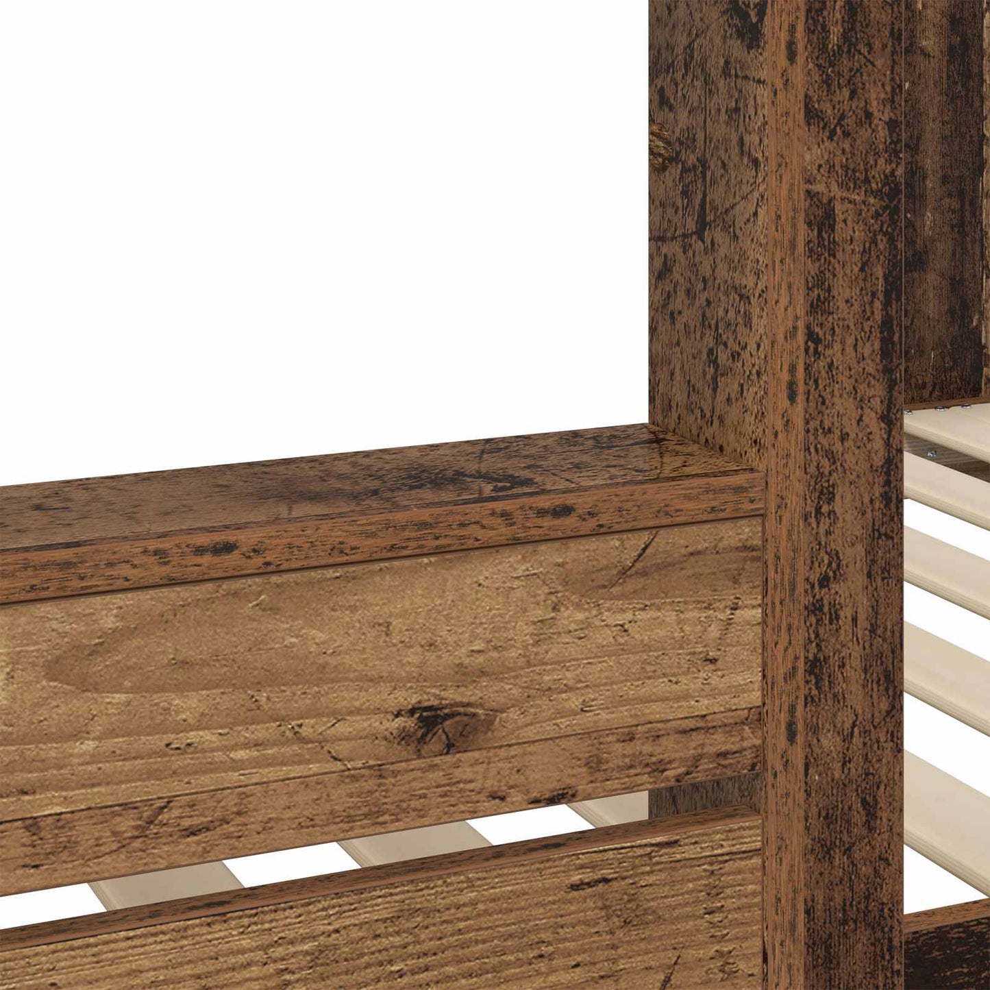 Bunk Bed for Kids Old Wood 80 x 200 cm Engineered Wood