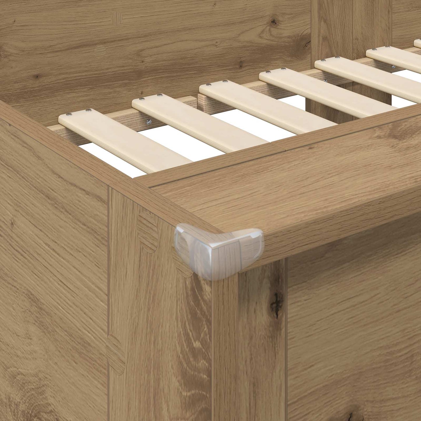 Bunk Bed for Kids Artisan Oak 80 x 200 cm Engineered Wood